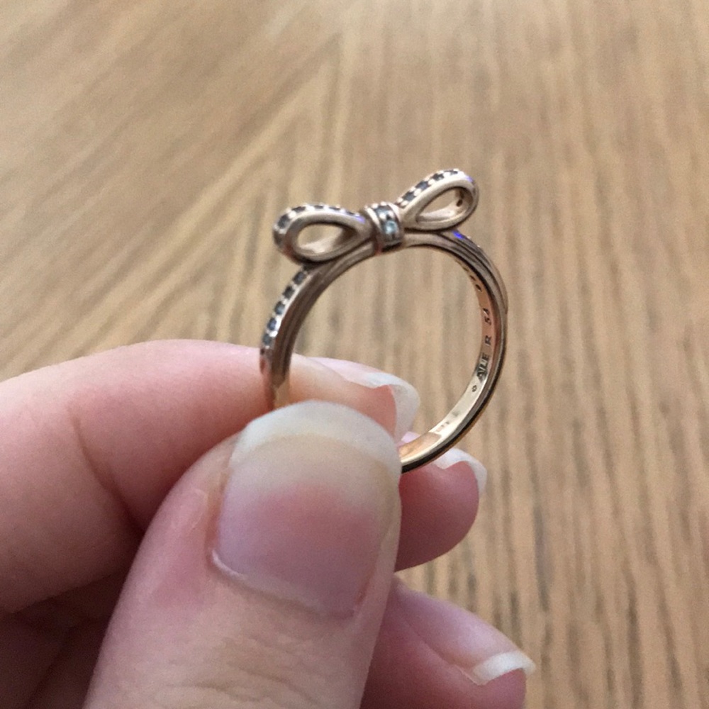 Pandora Rose Gold Bow Ring